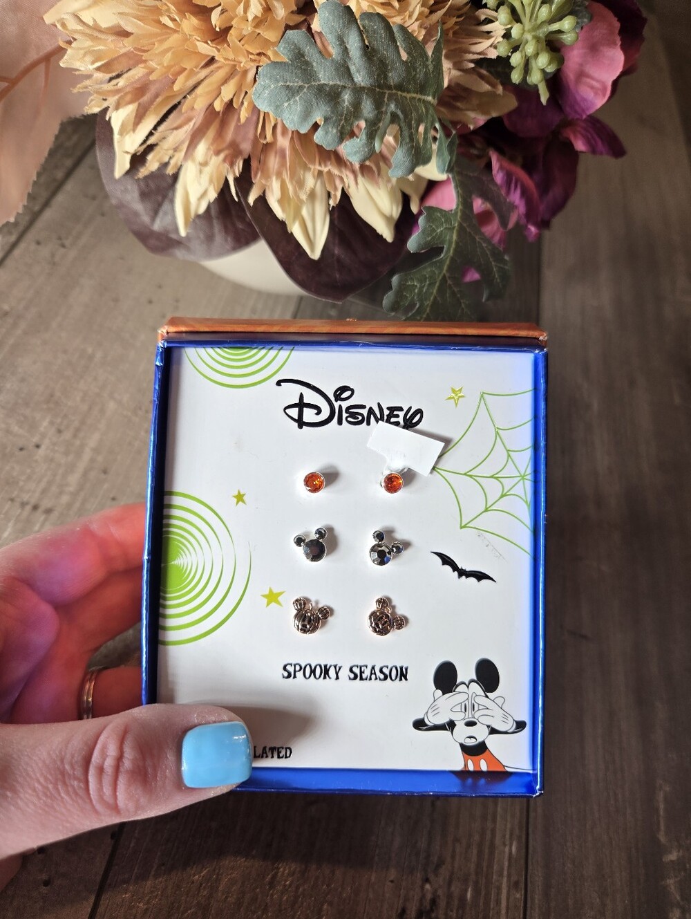 NWT Disney Spooky Season Women’s Mickey Earrings – 3 Pair Set